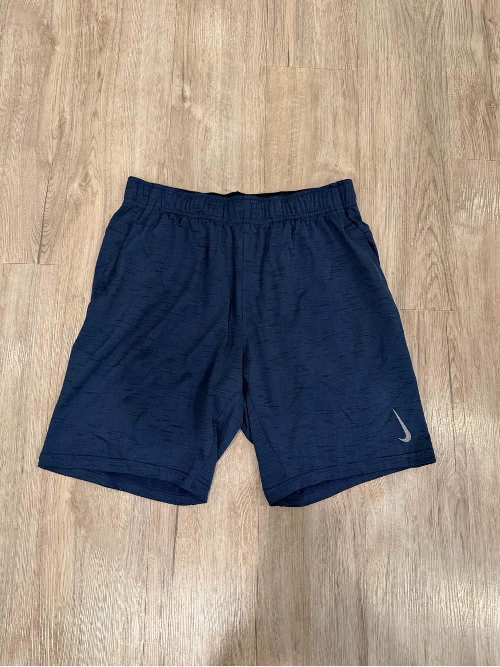 Nike Men’s Dri-Fit Challenger Heathered Training Shorts - Navy - Size Small